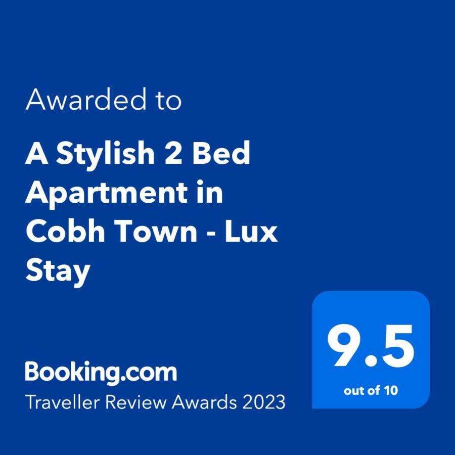 A Stylish 2 Bed Apartment In Cobh Town - Lux Stay Exterior foto